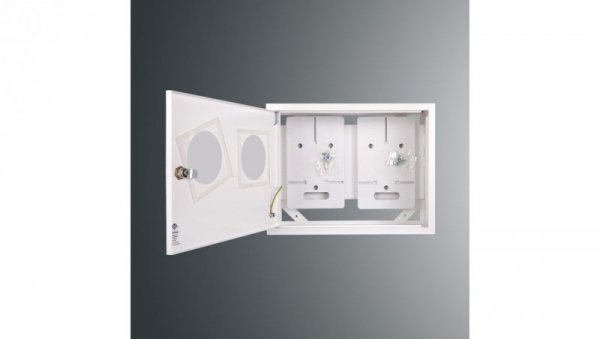 Rozdzielnica n/t licznikowa RZ 25NN O 2T1F 312x403x170 z okienkiem IP30 RAL 9003