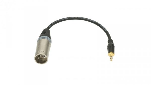 KLOTZ Przejściówka XLR 3-pin (wtyk) / Jack 3,5mm Stereo (wtyk) 0,2m