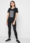 Adidas Damen T-Shirt In Schwarz W C90 TEE EH6458