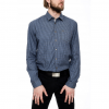 Herrenhemd Camel Active kariertes Hemd Regular In Blau 31.315100.12