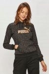 Puma Damenbluse Sweatshirt Ess Aop Hoodie In Schwarz 584596-01