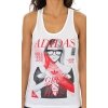 Adidas Originale ärmellose T -Shirt Top Glamgirl Print F46985