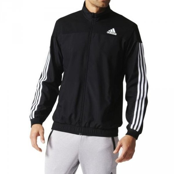 Adidas Herrenbluse Club Jacket Sweatshirt In Schwarz AI0733