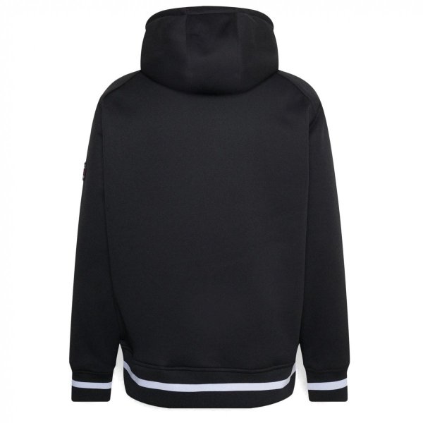 Fubu Sweatshirt Kapuzenpullover Varsity Mesh Hoodie Schwarz für Herren 6028886