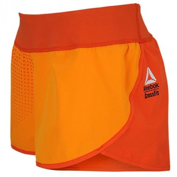 Reebok Crossfit CF KNT Wyn BDSH Damenshorts Kurze Hose In Orange