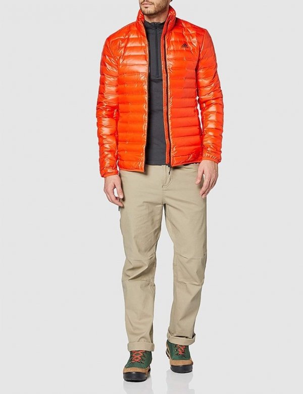 Adidas Varilite Jacket DZ1392 Herrenjacke Daunenjacke In Orange für Männer