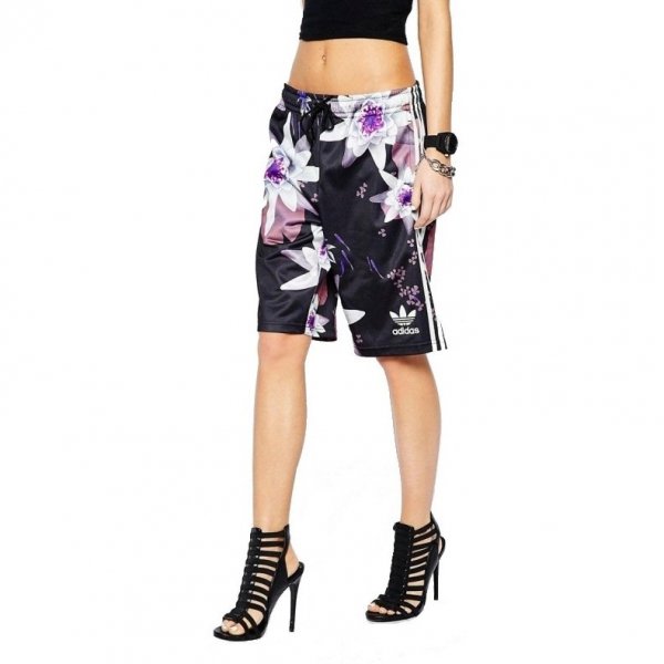 Adidas Originals Bermudashorts Mehrfarbig Damen Kurze Hose Lotus P Shorts