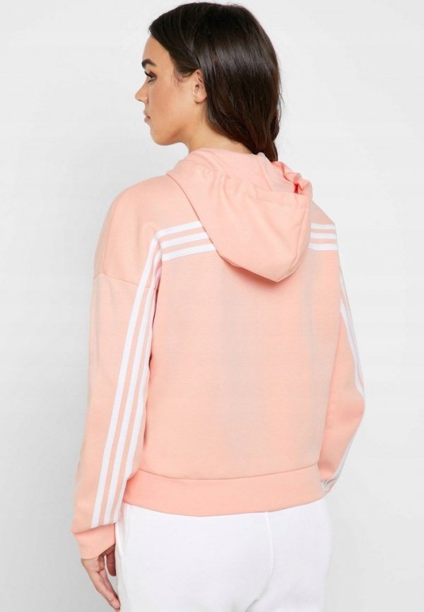 Adidas W Mh 3S Dk HD EB3824 Kapuzenpullover In Rosa Sportbluse für Damen