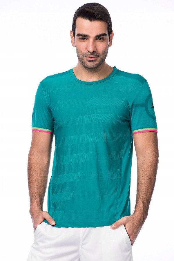 Adidas Klassiker T-Shirt Türkis für Herren bequem und modern verschiedene Größen