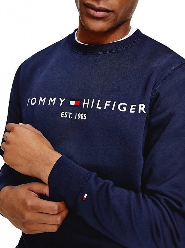 Tommy Hilfiger Sweatshirt In Marineblau Herrenbluse MW0MW11596-DW5