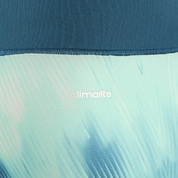 Adidas Longtight All Over Print Leggings Blau Mit Hochen Leibhöhe für Damen