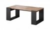 Ława/Stolik WOOD 120x55x46 dąb wotan + antracyt