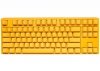Ducky One 3 TKL klawiatura Gaming USB QWERTY Angielski Żółty