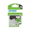 TAŚMA DYMO D1-12MM X 5,5M POLIESTROWA TRWAŁA CZARNY/BIAŁY