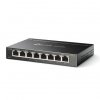 TP-Link Omada TL-SG108S łącza sieciowe Nie zarządzany Gigabit Ethernet (10/100/1000) Czarny