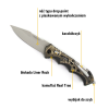 Zestaw Multitool 8w1 + nóż składany CAT Real Tree Camo