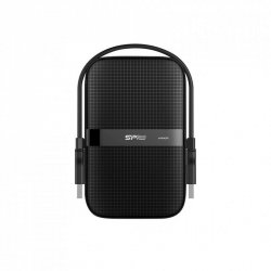 Dysk zewnętrzny HDD Silicon Power Armor A60 (5TB; 2.5; USB 3.2; 5400 obr/min; Black; SP050TBPHDA60S3A)