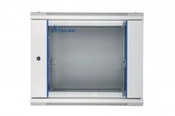Szafa rack Extralink EX.8581 (400mm / 600mm / 600 mm; wisząca; Otwierane; 19''; kolor szary)