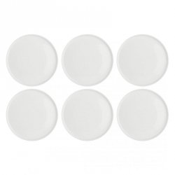 Zestaw 6 talerzy obiadowych Essenziale Gourmet - Biały, 26 cm