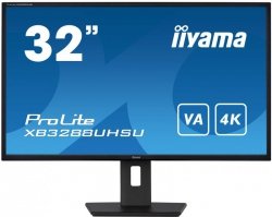 iiyama ProLite XB3288UHSU-B5 monitor komputerowy 80 cm (31.5) 3840 x 2160 px 4K Ultra HD LCD Czarny