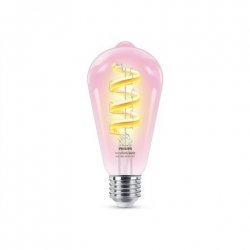 Philips Przezroczysta żarówka LED z widocznym spiralnym żarnikiem 40 W ST64 E27