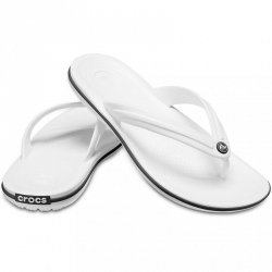 Crocs Crocband Flip Damski Biały