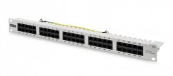 Digitus Panel krosowy (patch panel) ISDN 19 50x RJ45 (8P4C), LSA poziom, kat.3, nieekranowany, 1U, szary