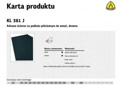 K.PŁÓTNO ARK. P 320   KL381J  /50szt.