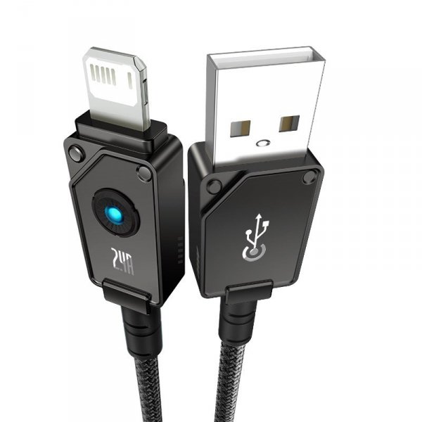 Kabel Baseus Unbreakable USB-IP 2.4A 1m (czarny)