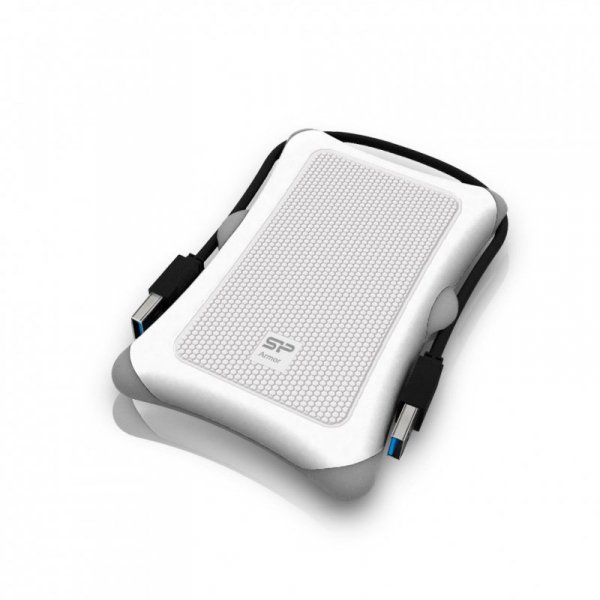 Dysk zewnętrzny HDD Silicon Power Armor A30 (2TB; 2.5&quot;; USB 3.2; 5400 obr/min; White; SP020TBPHDA30S3W)