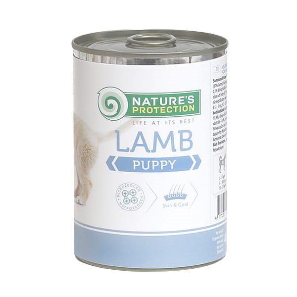 Nature&#039;s Protection Puppy Jagnięcina 400g  dog food