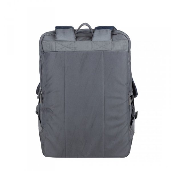 RIVACASE PLECAK NA LAPTOP 17,3&quot; ALPENDORF ECO, SZARY, MATERIAŁ WODOODPORNY, EKO RPET, KIESZENIE NA SMARTFON, DOKUM., AKCES.