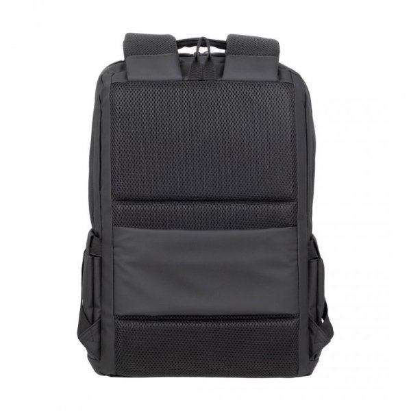 RIVACASE PLECAK NA LAPTOP 15,6&quot; TEGEL ECO, CZARNY, MATERIAŁ WODOODPORNY, EKO RPET, KIESZENIE NA SMARTFON, DOKUMENTY,AKCESOR
