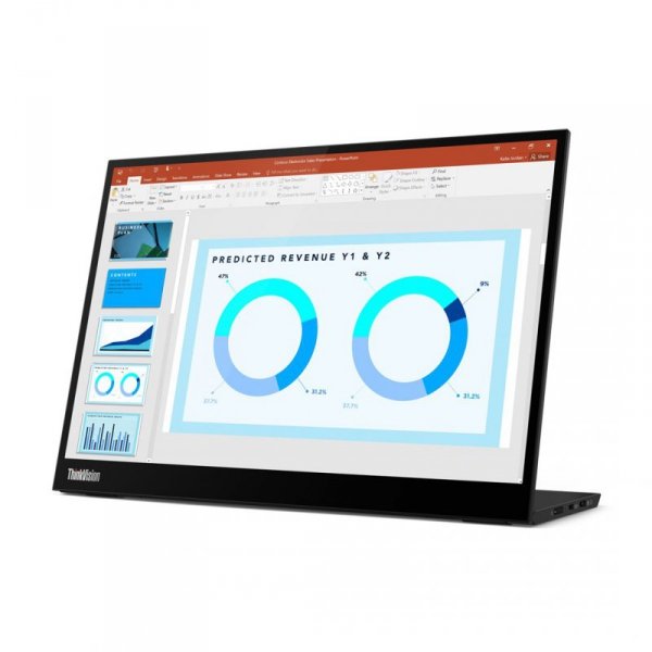 Lenovo ThinkVision M14d 14&quot; QHD IPS 60Hz 300nits AG 2xUSB-C Raven Black