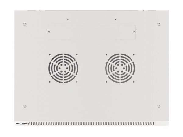 Szafa rack Lanberg WF01-6418-10S (18U; 901mm / 600mm / 450 mm; wisząca; Szklane; 19&#039;&#039;; kolor szary)