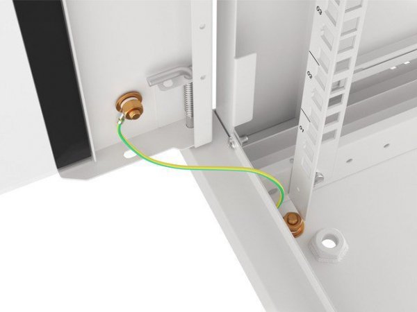 Szafa Rack Lanberg  WF01-6415-10S (770mm / 600mm / 450 mm; wisząca; szary)