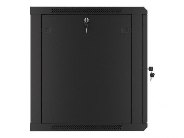 LANBERG SZAFA WISZĄCA RACK 19&quot; 12U 600X600 DRZWI METALOWE CZARNA (FLAT PACK) WF01-6612-00B