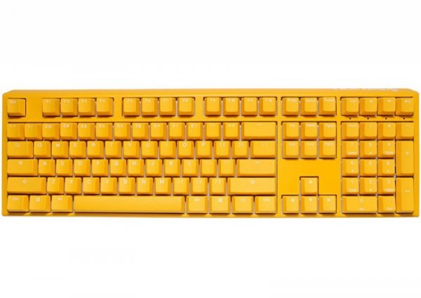 Ducky One 3 klawiatura Gaming USB QWERTY Angielski Żółty