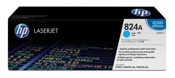 HP 824A oryginalny wkład z błękitnym tonerem LaserJet