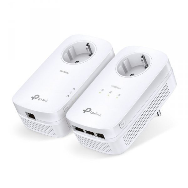TP-Link TL-PA8033P KIT Karta sieciowa do PowerLine 1300 Mbit/s Przewodowa sieć LAN Biały 2 szt.
