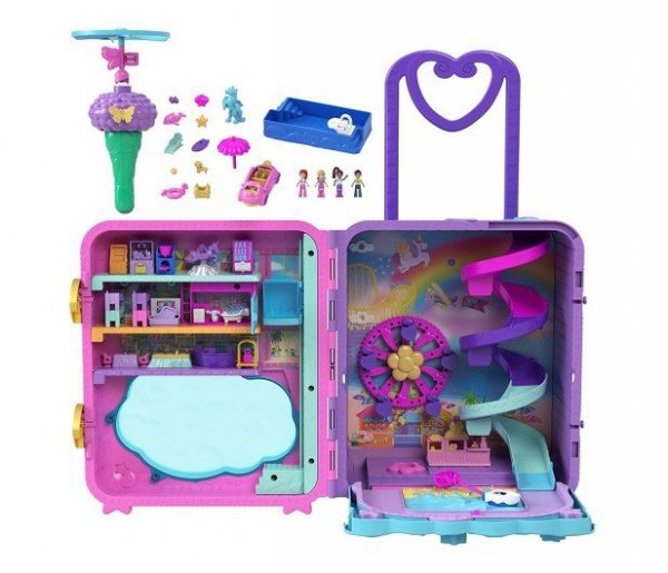 Polly Pocket Wakacyjny kurort Walizka Hkv43