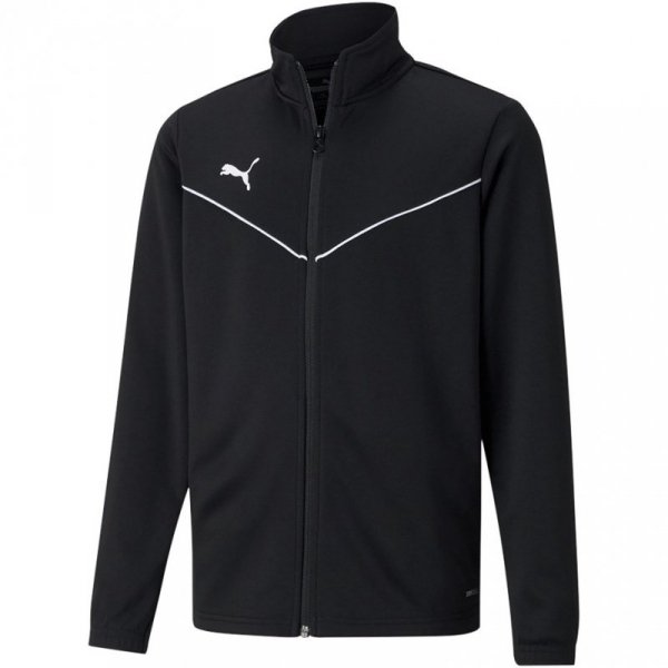 Bluza dla dzieci Puma teamRISE Training Poly Jacket Jr czarna 657393 03  116cm