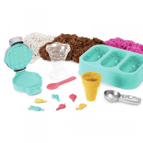 Kinetic Sand Piasek kinetyczny Lodowe specjały p4 6059742 Spin Master