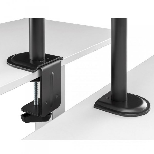 MACLEAN UCHWYT BIURKOWY DO MONITORA LCD 17-32&quot;, 9KG, VESA 75X75 ORAZ 100X100 PODWÓJNE RAMIĘ MC-753N
