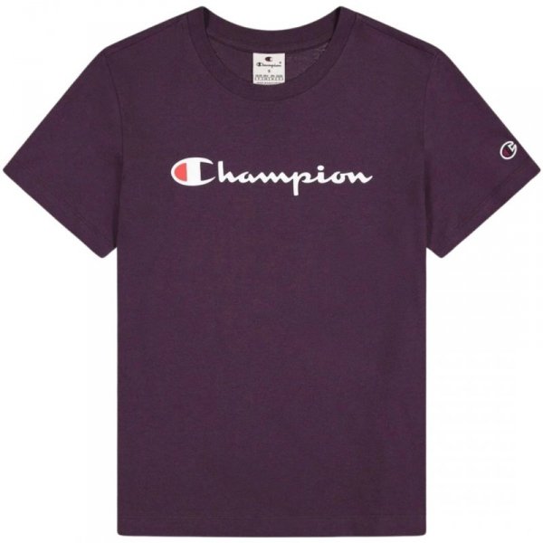 Koszulka damska Champion SS Tee fioletowa 117534 VS503 XL