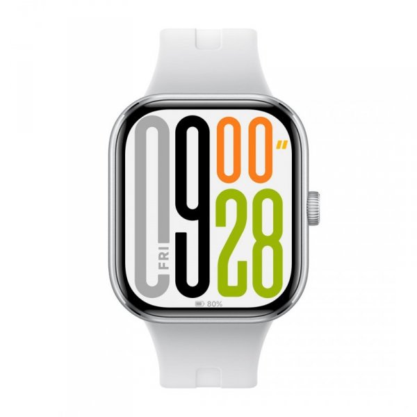 Zegarek Xiaomi Watch 5 5,26 cm (2.07&quot;) AMOLED Cyfrowy 432 x 514 px Ekran dotykowy Srebrny