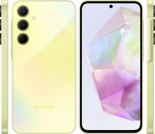 Samsung Galaxy A35 5G 16,8 cm (6.6&quot;) Hybrid Dual SIM Android 14 USB Type-C 8 GB 256 GB 5000 mAh Żółty