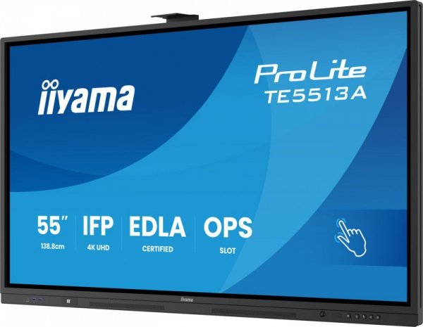 Płaski ekran Iiyama TE8613A-B1AG 86 IN IR 40P Touch - 8 ms