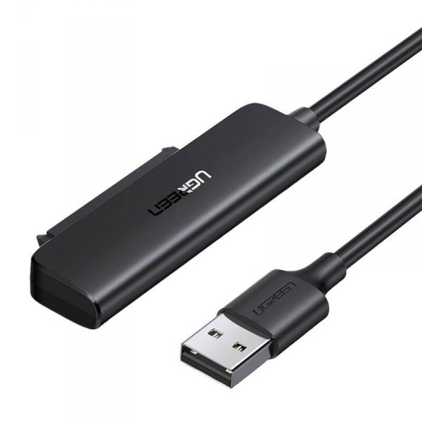 Adapter UGREEN 	CM321 USB do dysku SATA 2.5&quot;, 50cm (czarny)