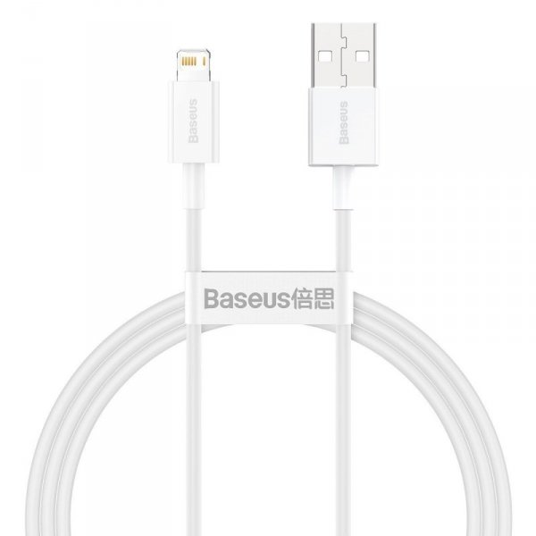 Kabel USB do Lightning Baseus Superior Series, 2.4A, 1m (biały)